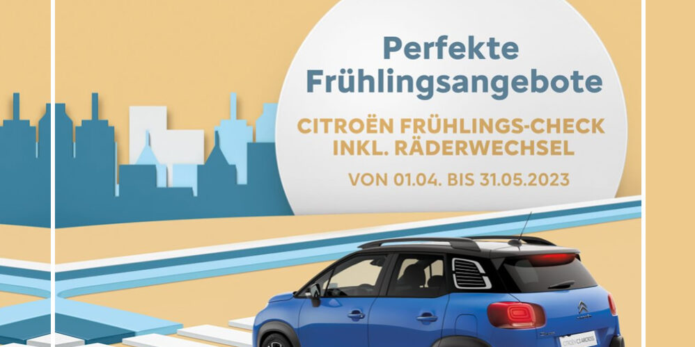 Citroen Frühlings-Check bei Pongruber in Elixhausen