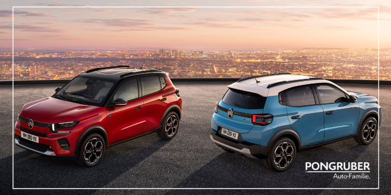 HOMEPAGE1-postingvorschläge-KW11 der neue e-C3 bei der Pongruber Auto-Familie