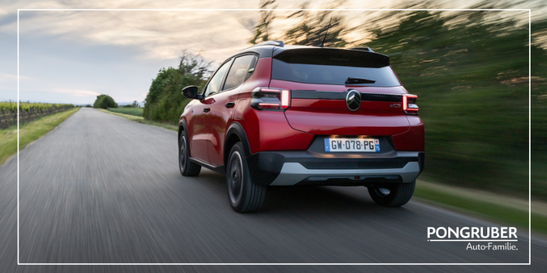 HOMEPAGE1-postingvorschläge-KW24 der neue e-C3 bei der Pongruber Auto-Familie