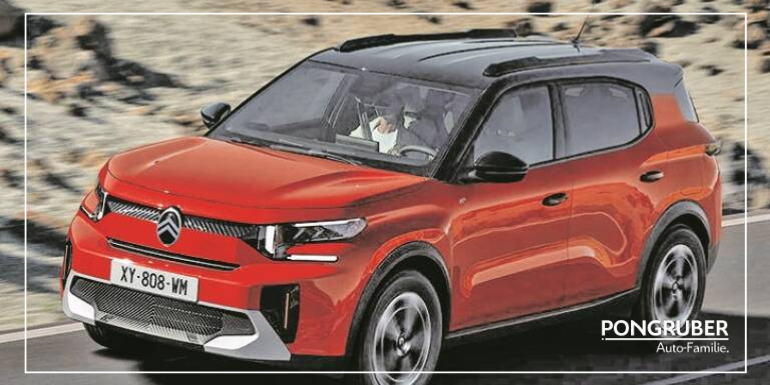 HOMEPAGE1-postingvorschläge-KW31 der neue e-C3 bei der Pongruber Auto-Familie