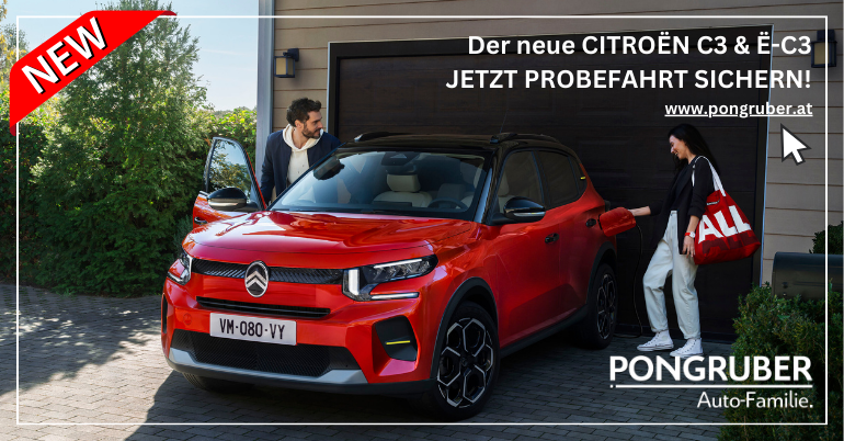 neuer citroen c3 probefahrt elektro verbrenner pongruber Elixhausen bei Salzburg