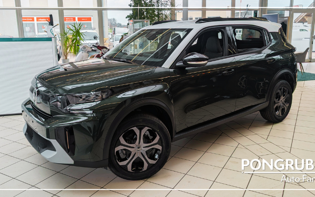 Citroen C3 Aircross Pongruber Der neue Citroën C3 Aircross in sportlichem Design, vor dem Autohaus Pongruber Auto-Familie geparkt.