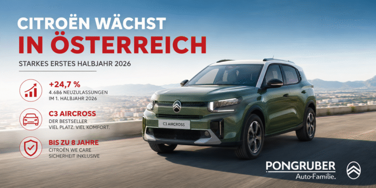 Citroen wächst in Österreich - Pongruber Auto-Familie in Elixhausen bei Salzburg