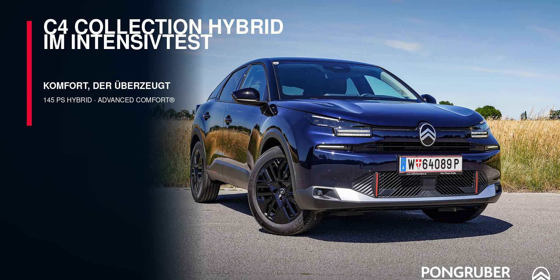 citroen-c4-collection-intensivtest-pongruber-16×9 Der Citroën C4 Collection Hybrid überzeugt im AutoGuru-Intensivtest mit Komfort, Platz und einfacher Bedienung.