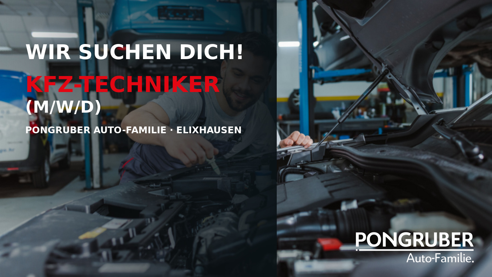Job als KFZ-Techniker bei Pongruber in Elixhausen